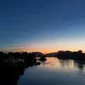 Laos Mekong Don Det Abendstimmung2