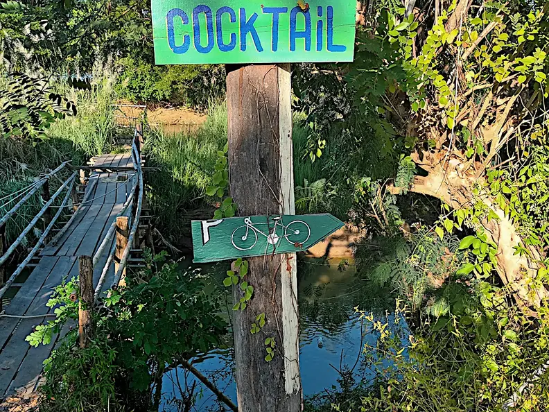 Laos Mekong Don Det Bruecke