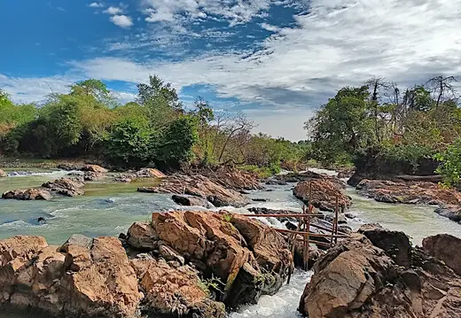 Laos Mekong Don Det Katarakt