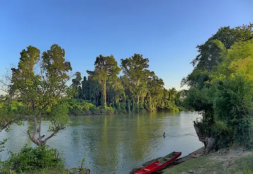 Laos Mekong Don Det Ufer2