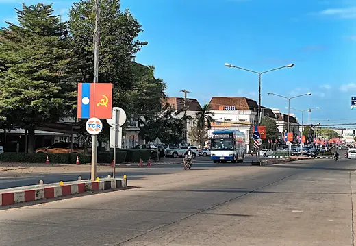 Laos Pakse Hauptstrasse