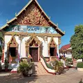Laos Pakse Tempel Nebengebaeude