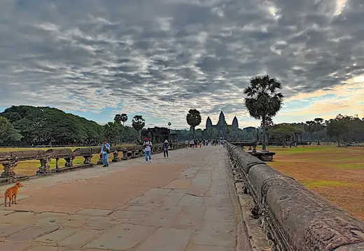Kambodscha Angkor Tempel AngkorWat Hauptzugang
