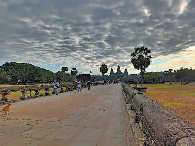 Kambodscha Angkor Tempel AngkorWat Hauptzugang