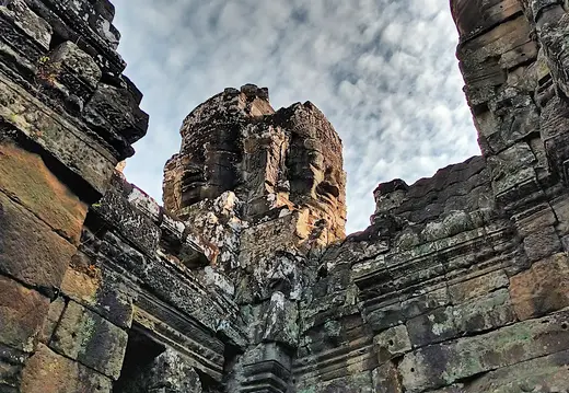 Kambodscha Angkor Tempel Bayon 2Gesichter