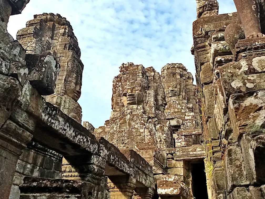 Kambodscha Angkor Tempel Bayon 3Tuerme