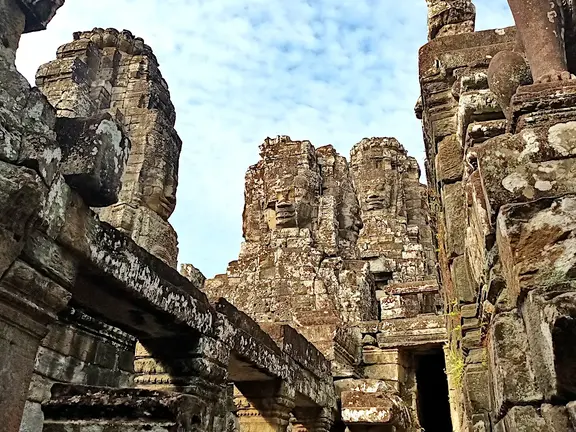 Kambodscha Angkor Tempel Bayon 3Tuerme