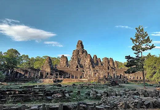 Kambodscha Angkor Tempel Bayon Gesamt