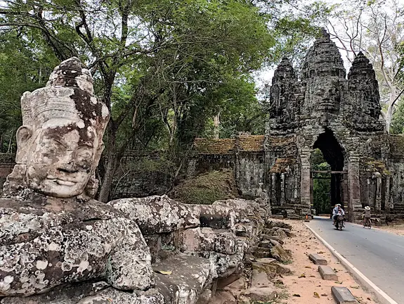 Kambodscha Angkor Tempel Bayon Nordtor