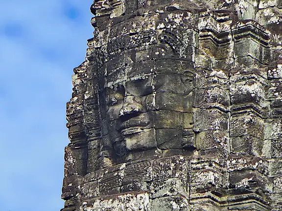 Kambodscha Angkor Tempel Bayon Turm Gesicht