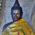 Kambodscha Angkor Tempel Buddha Bronze