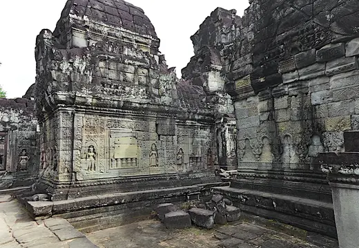 Kambodscha Angkor Tempel PreahKhan Reliefs