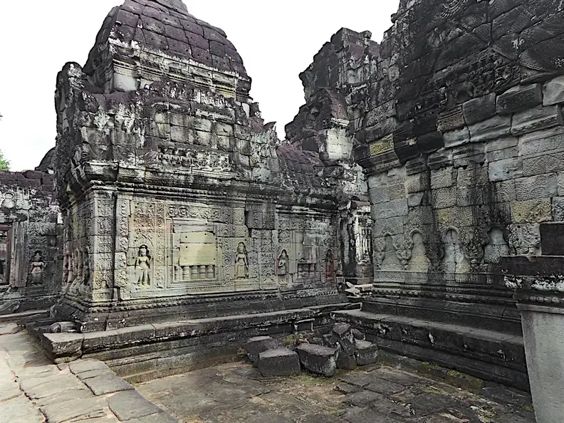 Kambodscha Angkor Tempel PreahKhan Reliefs