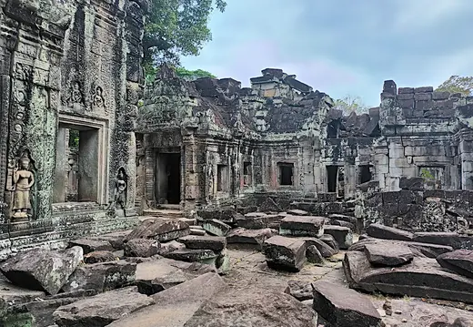 Kambodscha Angkor Tempel Ruine Plateau