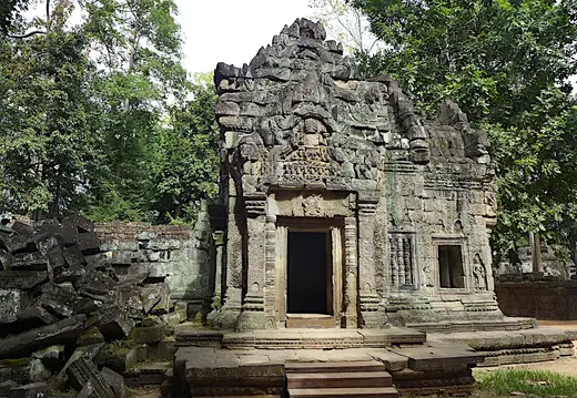 Kambodscha Angkor Tempel TaProhm Nebengebaeude