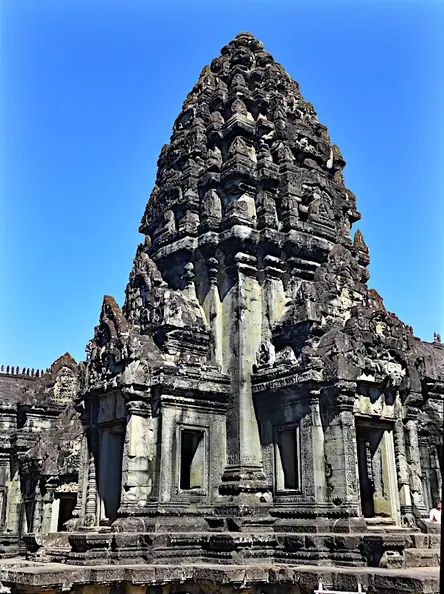 Kambodscha Angkor Tempel Turm Eingang
      