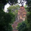 Kambodscha Angkor Tempel Wald Turm2