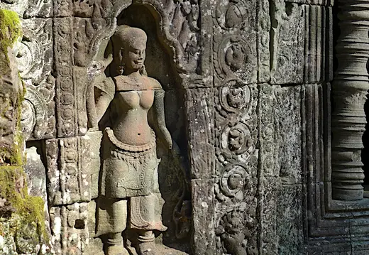 Kambodscha Angkor Tempel Wandrelief
