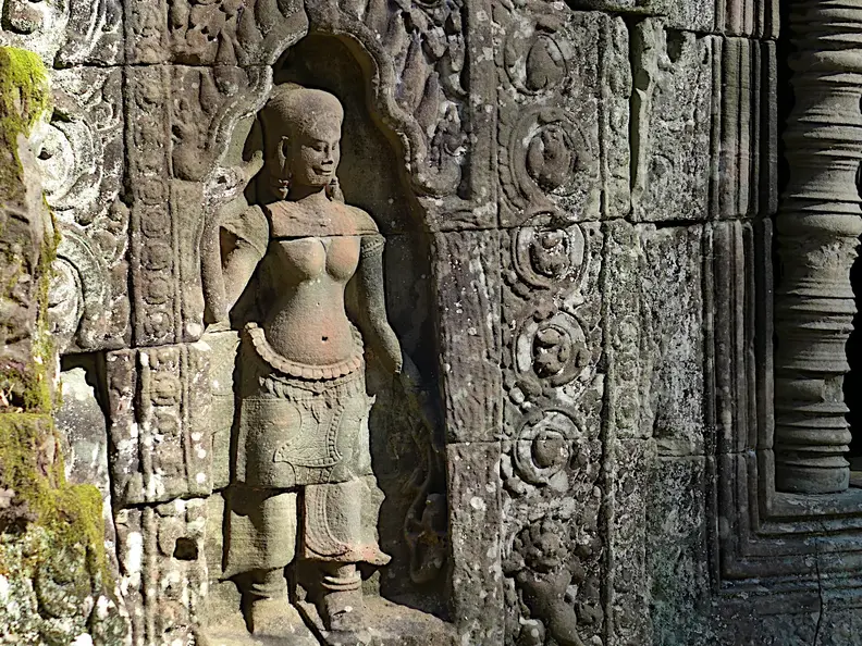 Kambodscha Angkor Tempel Wandrelief
      