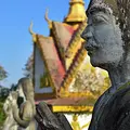 Kambodscha Phnom Sampow Tempel Skulpturen2