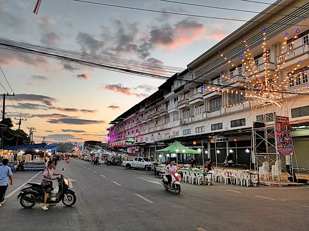 Thailand Provinz Chanthaburi BoRai Nachtmarkt