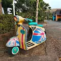 Thailand Provinz Chanthaburi Stadt Unterkunft Vespa