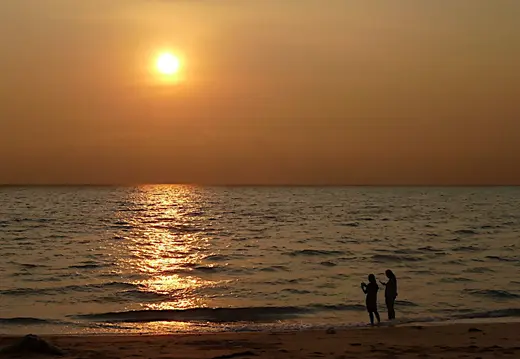 Thailand Provinz Chanthaburi Strand sonnenuntergang3