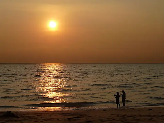 Thailand Provinz Chanthaburi Strand sonnenuntergang3