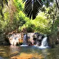 Thailand Provinz Chanthaburi Wasserfall Panorama